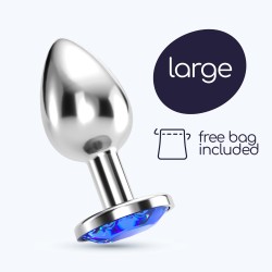 PLUG ANAL JOIA BIJOU AZUL...