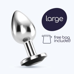 PLUG ANAL JOIA BIJOU PRETO...