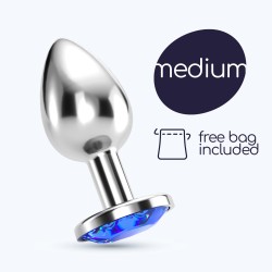 PLUG ANAL JOIA BIJOU AZUL...