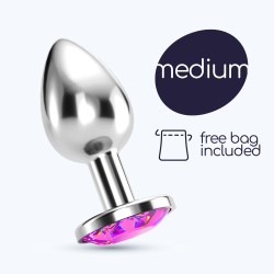 PLUG ANAL JOIA BIJOU ROSA...