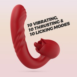 VIBRADOR EM ROSA COM...