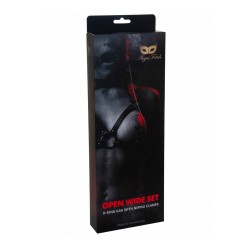 MORDAÇA COM ANEL E PINÇAS...