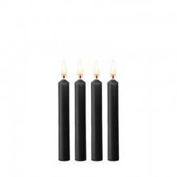 CONJUNTO DE 4 VELAS PRETAS...