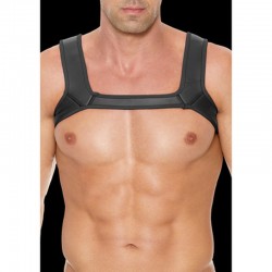 ARNÊS EM NEOPRENE S/M PRETO...