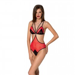 BODY PEONIA VERMELHO EROTIC...